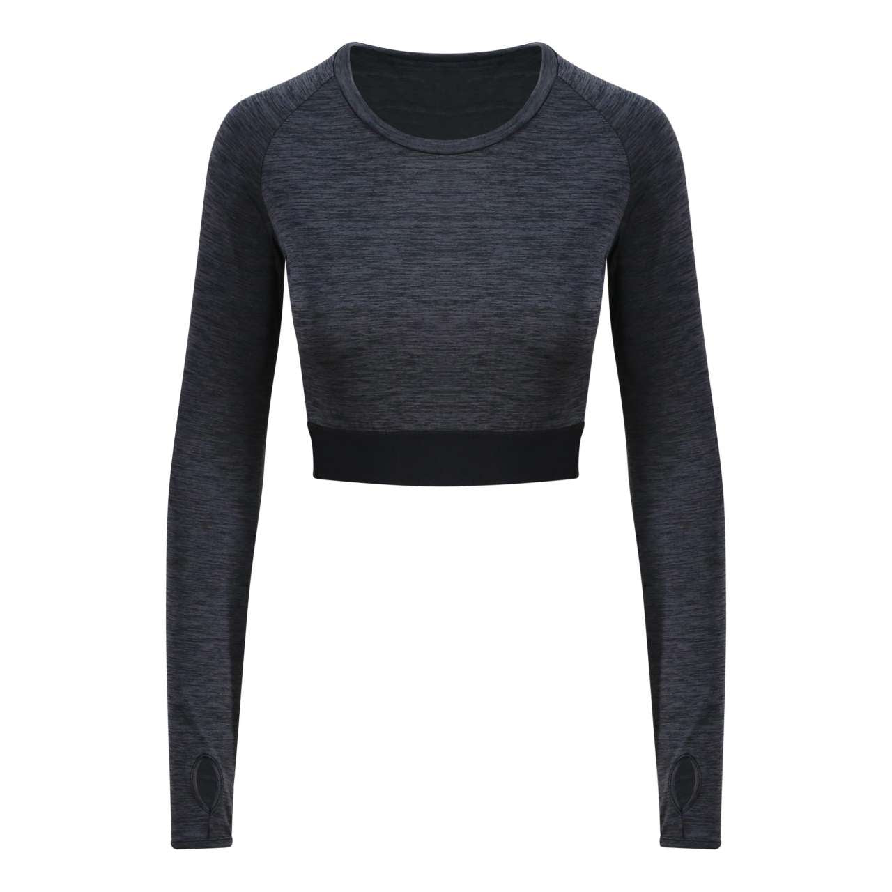 JC039 - WOMEN'S LONG SLEEVE CROP T