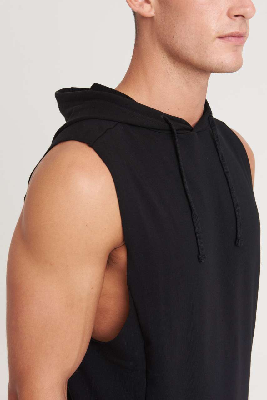 JC053 - URBAN SLEEVEESS MUSCLE HOODIE