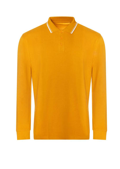 JP103 - LONG SLEEVE TIPPED 100 POLO