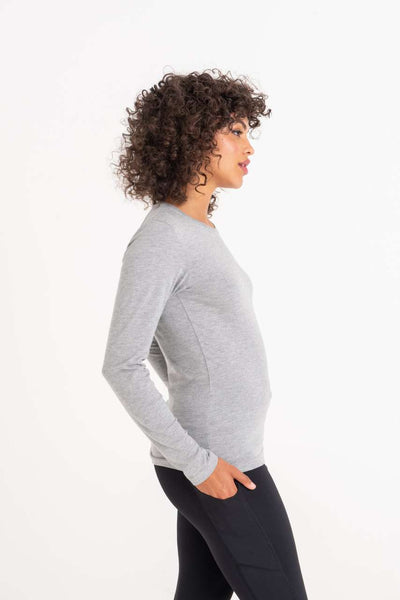 JT002F - LONG SLEEVE GIRLIE TRI-BLEND T