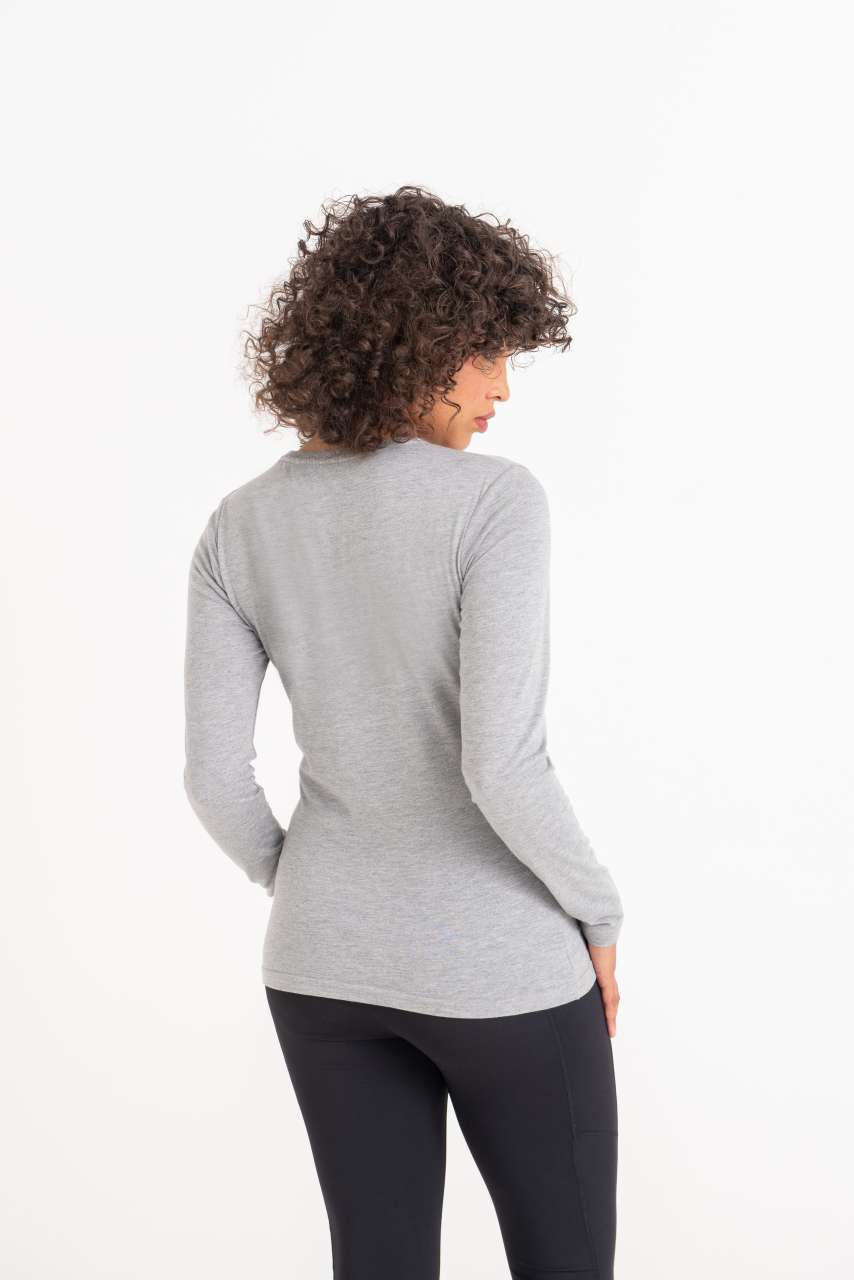 JT002F - LONG SLEEVE GIRLIE TRI-BLEND T