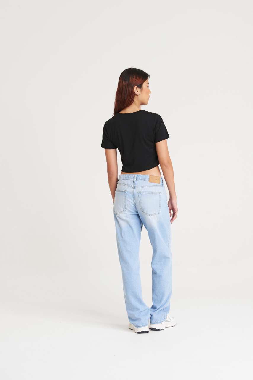 JT006 - WOMEN'S TRI-BLEND CROPPED T