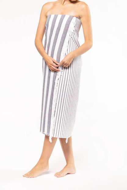 KA132 - STRIPED FRINGED FOUTA