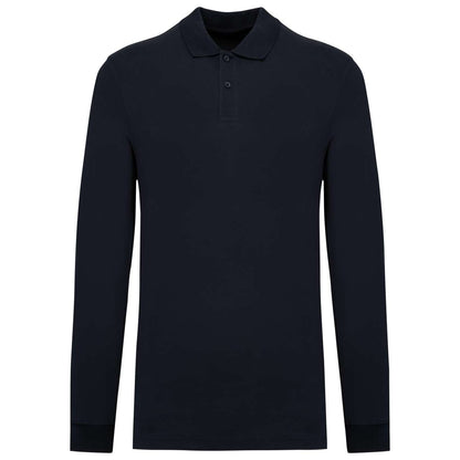 KA2027 - MEN’S ORGANIC 180 PIQUÉ POLO SHIRT LONG SLEEVES