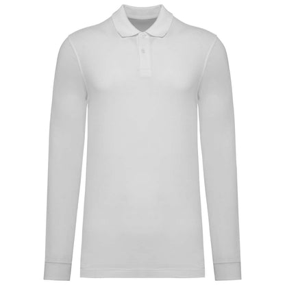 KA2027 - MEN’S ORGANIC 180 PIQUÉ POLO SHIRT LONG SLEEVES