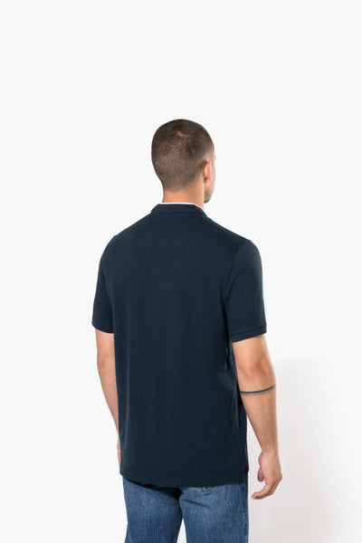 KA223 - MEN'S SHORT SLEEVE POLO SHIRT WITH MANDARIN COLLAR