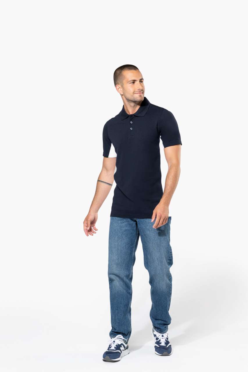 KA232 - FLAG - SHORT-SLEEVED TWO-TONE POLO SHIRT