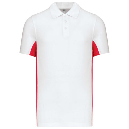 KA232 - FLAG - SHORT-SLEEVED TWO-TONE POLO SHIRT
