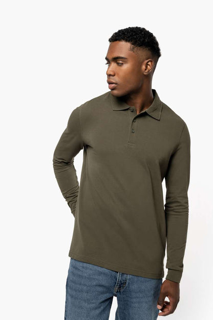 KA243 - MEN'S LONG-SLEEVED POLO SHIRT – Mărimi M, L, XL