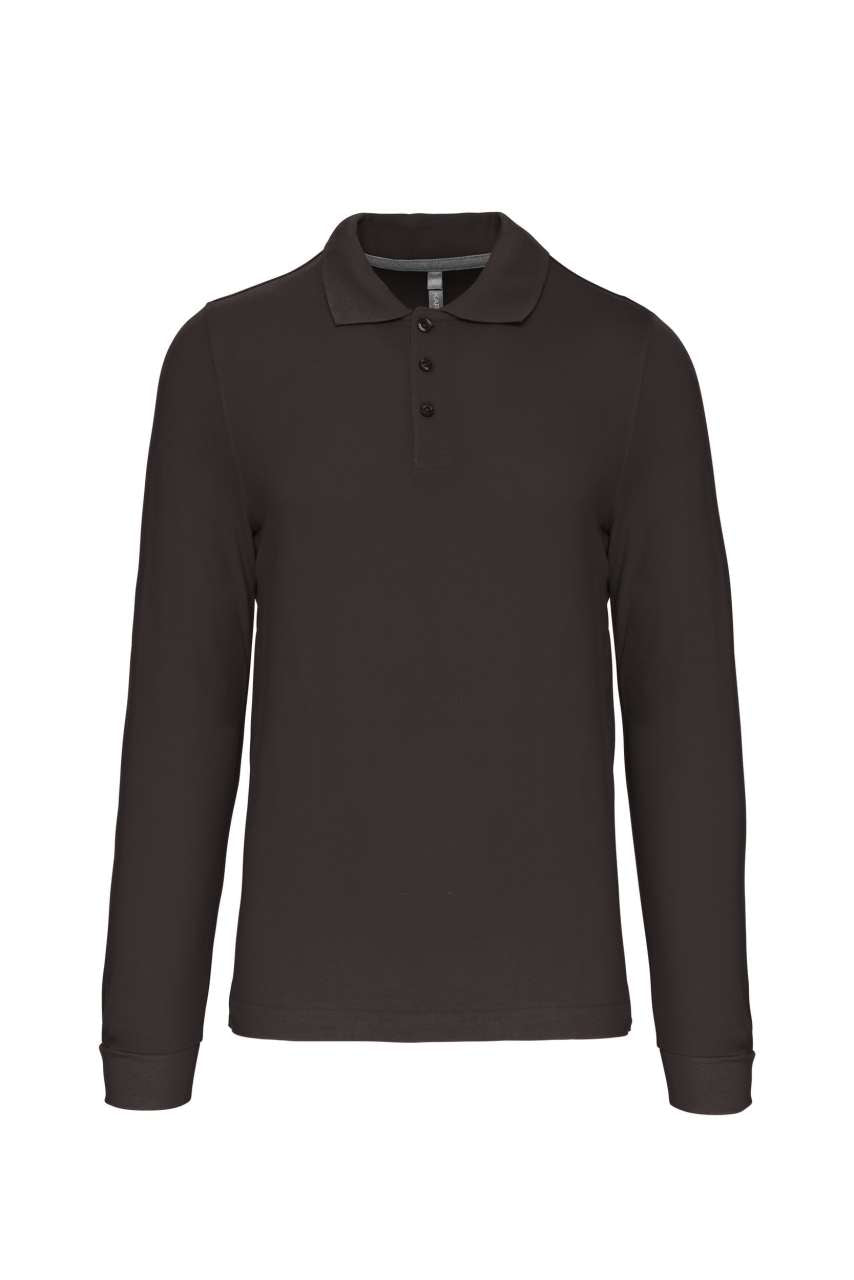 KA243 - MEN'S LONG-SLEEVED POLO SHIRT – Mărimi 2XL, 3XL, 4XL, S
