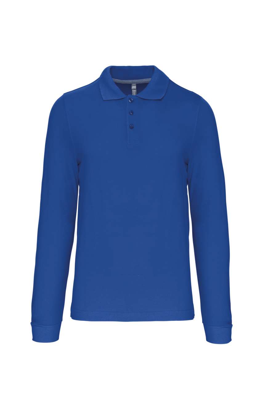 KA243 - MEN'S LONG-SLEEVED POLO SHIRT – Mărimi 2XL, 3XL, 4XL, S