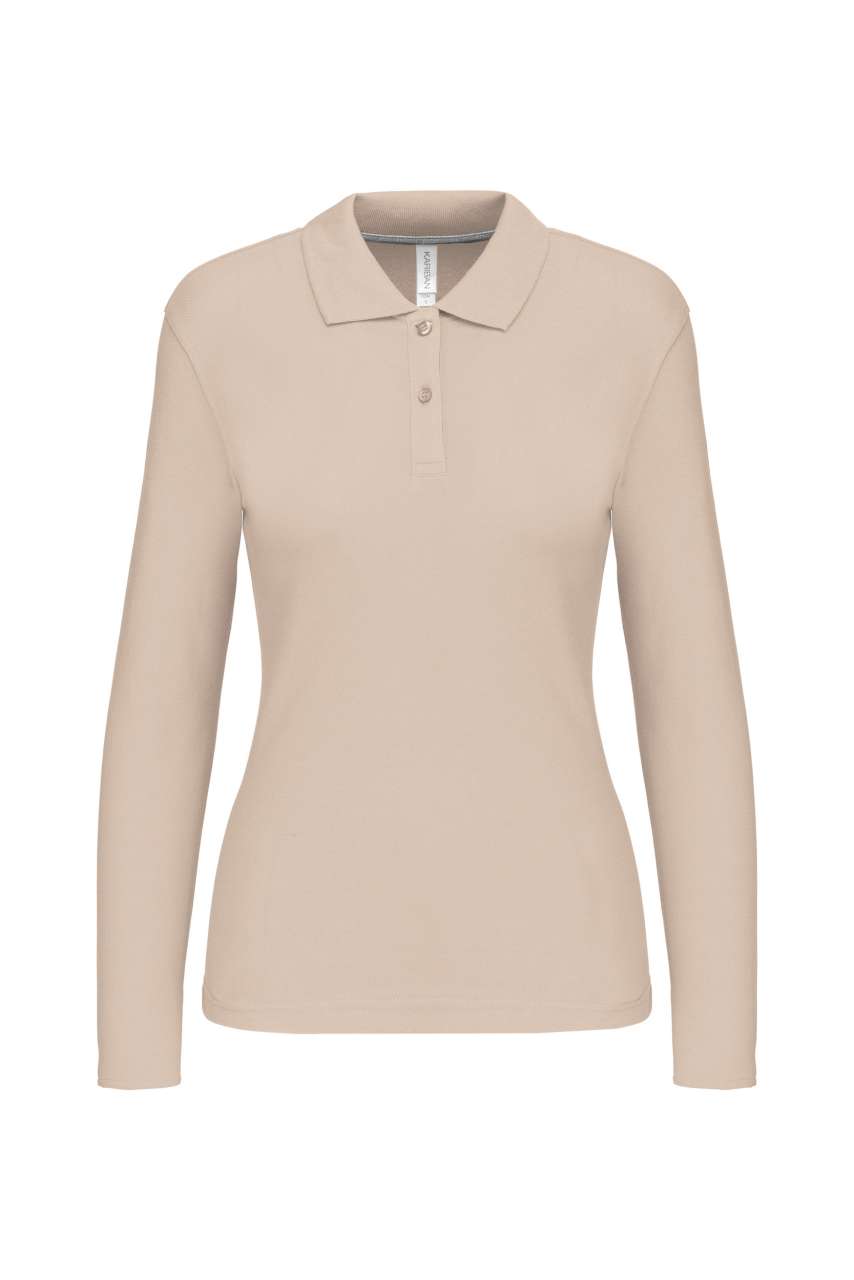 KA244 - LADIES' LONG-SLEEVED POLO SHIRT – Mărimi 2XL, 3XL, S, M