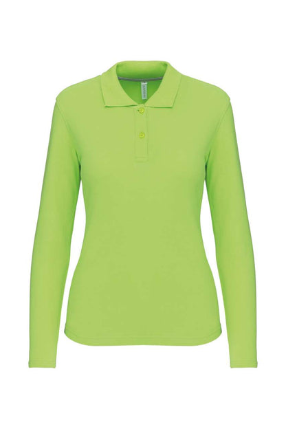 KA244 - LADIES' LONG-SLEEVED POLO SHIRT – Mărimi 2XL, 3XL, S, M