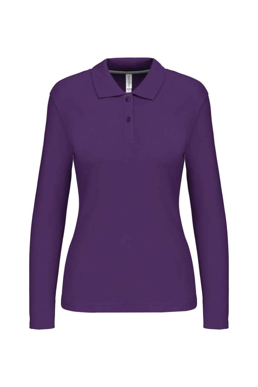 KA244 - LADIES' LONG-SLEEVED POLO SHIRT – Mărimi 2XL, 3XL, S, M