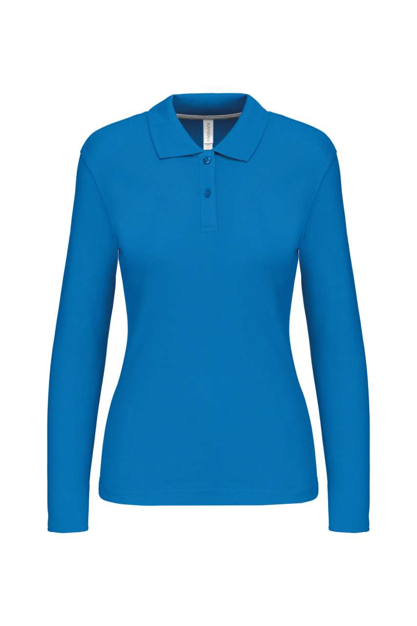 KA244 - LADIES' LONG-SLEEVED POLO SHIRT – Mărimi L, XL