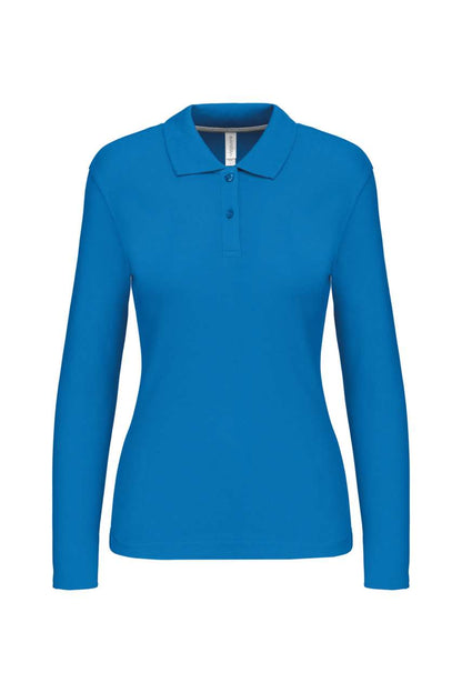 KA244 - LADIES' LONG-SLEEVED POLO SHIRT – Mărimi L, XL