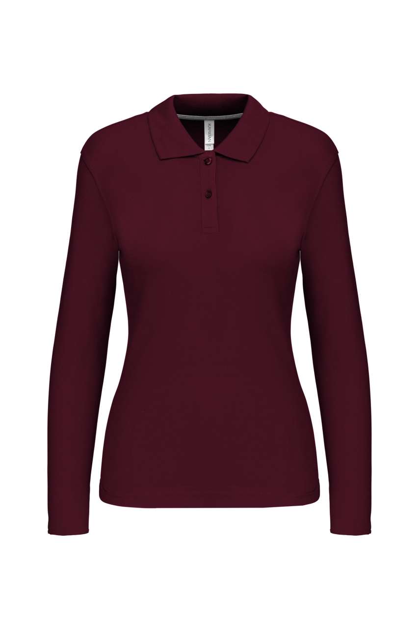 KA244 - LADIES' LONG-SLEEVED POLO SHIRT – Mărimi L, XL