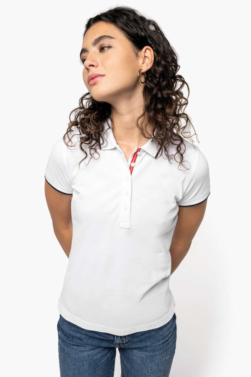 KA252 - LADIES' SHORT-SLEEVED PIQUÉ KNIT POLO SHIRT