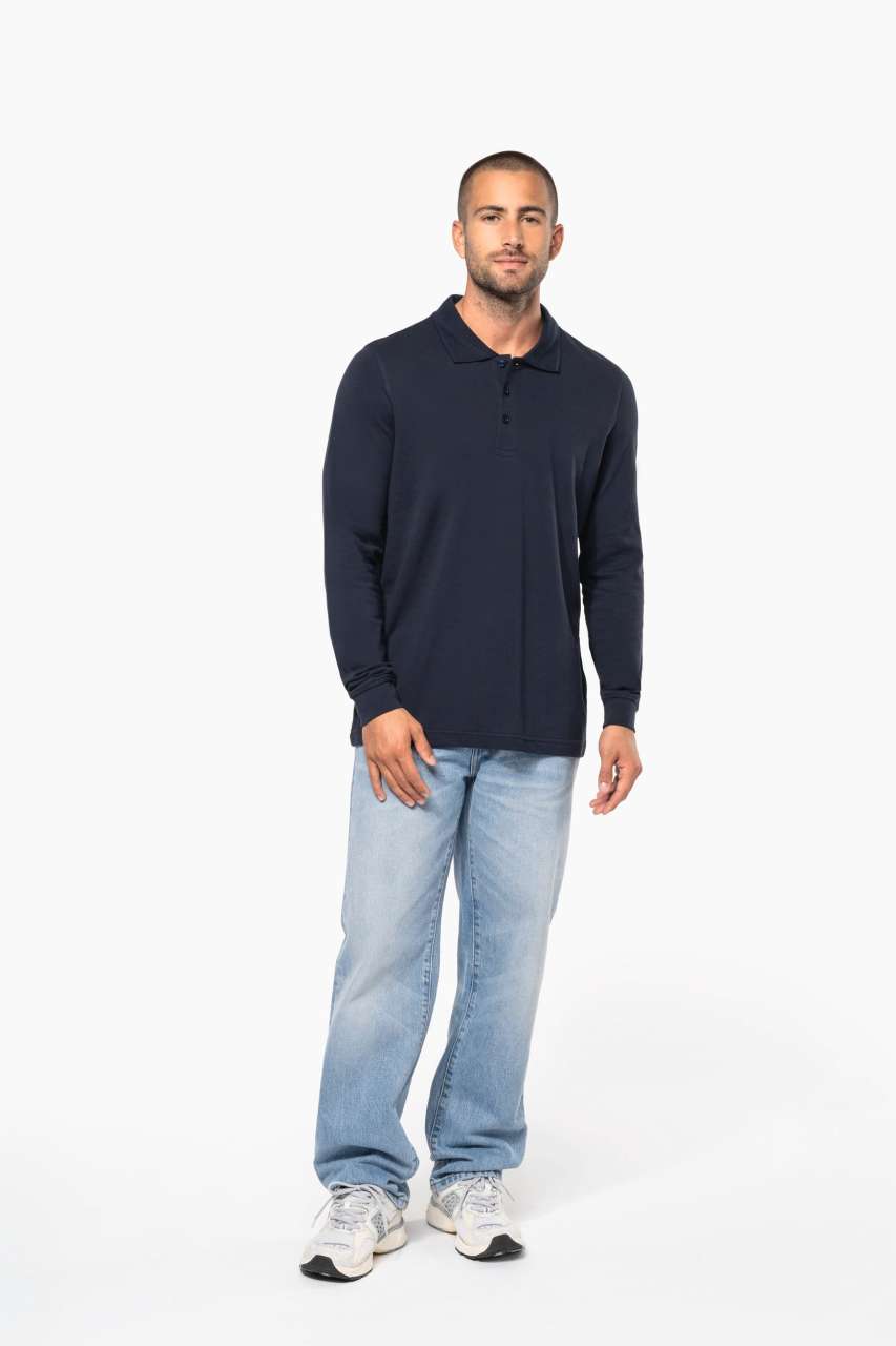 KA256 - MEN'S LONG-SLEEVED PIQUÉ POLO SHIRT – Mărimi XL