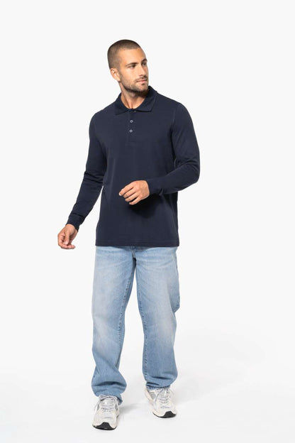 KA256 - MEN'S LONG-SLEEVED PIQUÉ POLO SHIRT – Mărimi XL