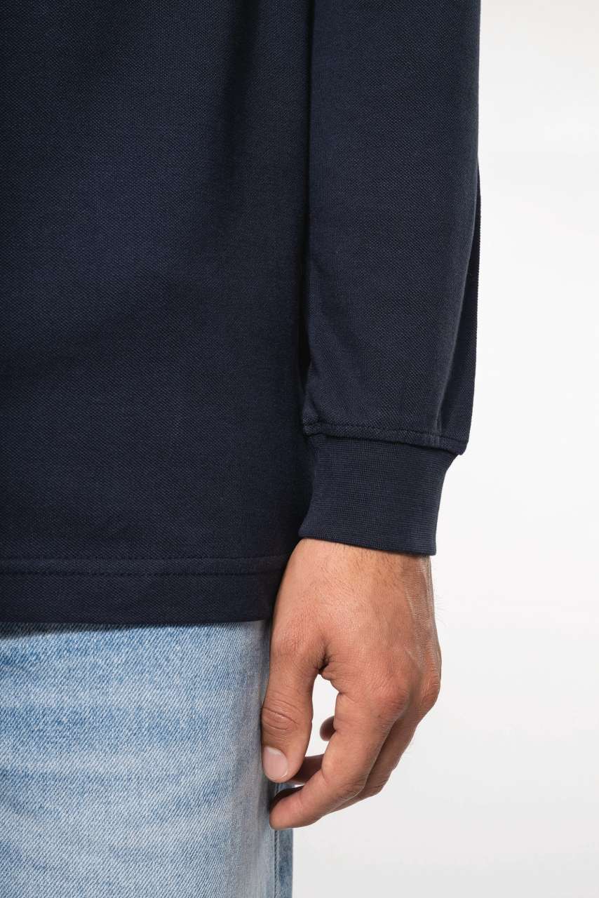 KA256 - MEN'S LONG-SLEEVED PIQUÉ POLO SHIRT – Mărimi XL