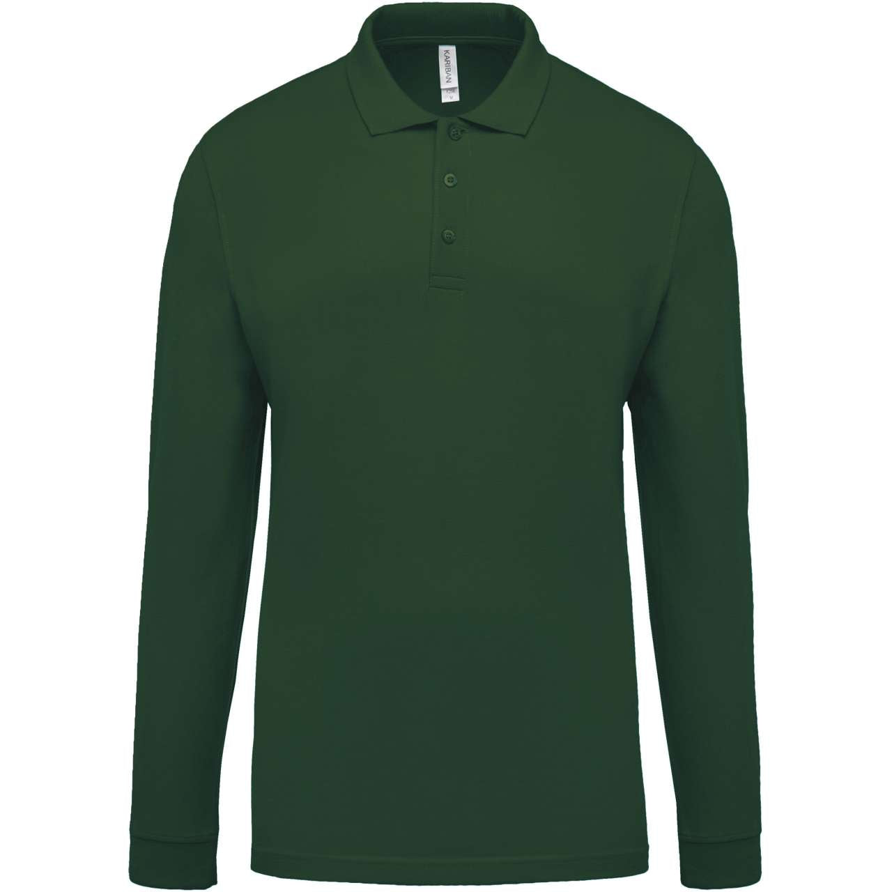 KA256 - MEN'S LONG-SLEEVED PIQUÉ POLO SHIRT – Mărimi 2XL, 3XL, 4XL, S, M, L