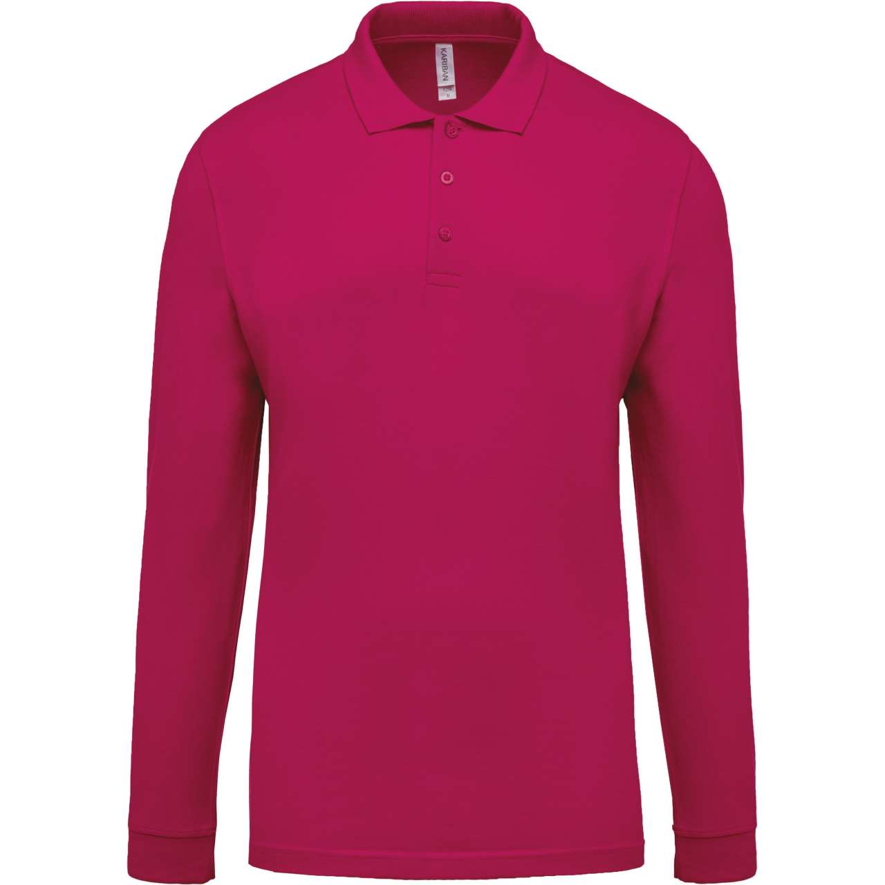 KA256 - MEN'S LONG-SLEEVED PIQUÉ POLO SHIRT – Mărimi 2XL, 3XL, 4XL, S, M, L