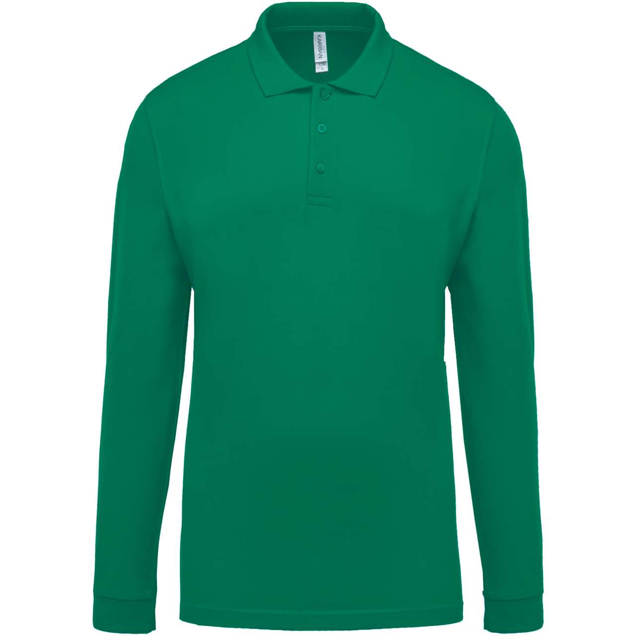 KA256 - MEN'S LONG-SLEEVED PIQUÉ POLO SHIRT – Mărimi 2XL, 3XL, 4XL, S, M, L