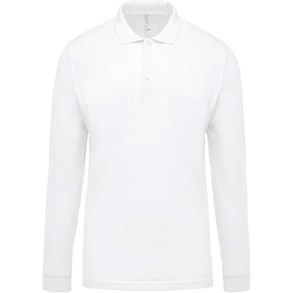 KA256 - MEN'S LONG-SLEEVED PIQUÉ POLO SHIRT – Mărimi 2XL, 3XL, 4XL, S, M, L