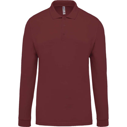 KA256 - MEN'S LONG-SLEEVED PIQUÉ POLO SHIRT – Mărimi XL