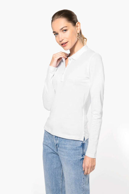 KA257 - LADIES’ LONG-SLEEVED PIQUÉ POLO SHIRT – Mărimi XL
