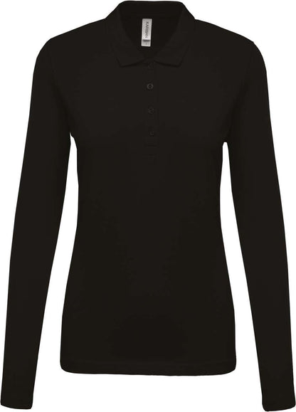 KA257 - LADIES’ LONG-SLEEVED PIQUÉ POLO SHIRT – Mărimi XL