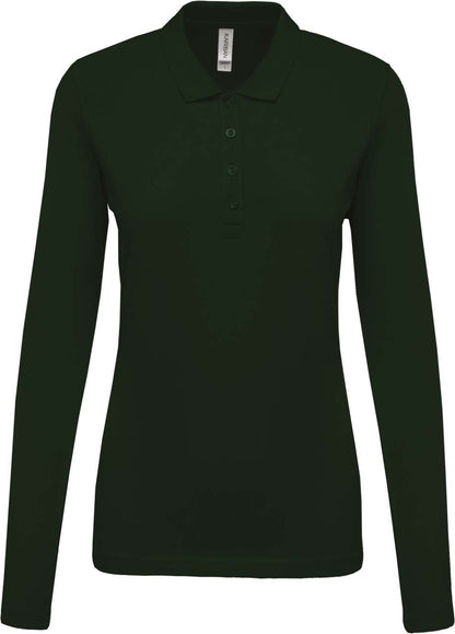 KA257 - LADIES’ LONG-SLEEVED PIQUÉ POLO SHIRT – Mărimi XL