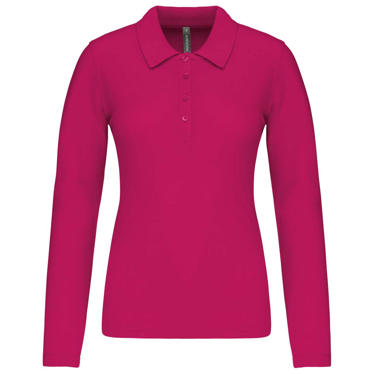 KA257 - LADIES’ LONG-SLEEVED PIQUÉ POLO SHIRT – Mărimi 2XL, 3XL, XS, S, M, L