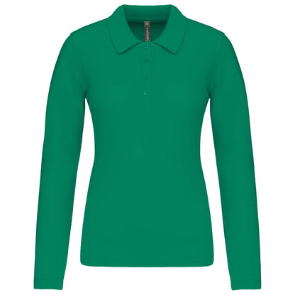 KA257 - LADIES’ LONG-SLEEVED PIQUÉ POLO SHIRT – Mărimi XL