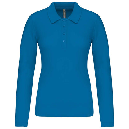 KA257 - LADIES’ LONG-SLEEVED PIQUÉ POLO SHIRT – Mărimi XL