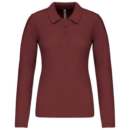 KA257 - LADIES’ LONG-SLEEVED PIQUÉ POLO SHIRT – Mărimi XL