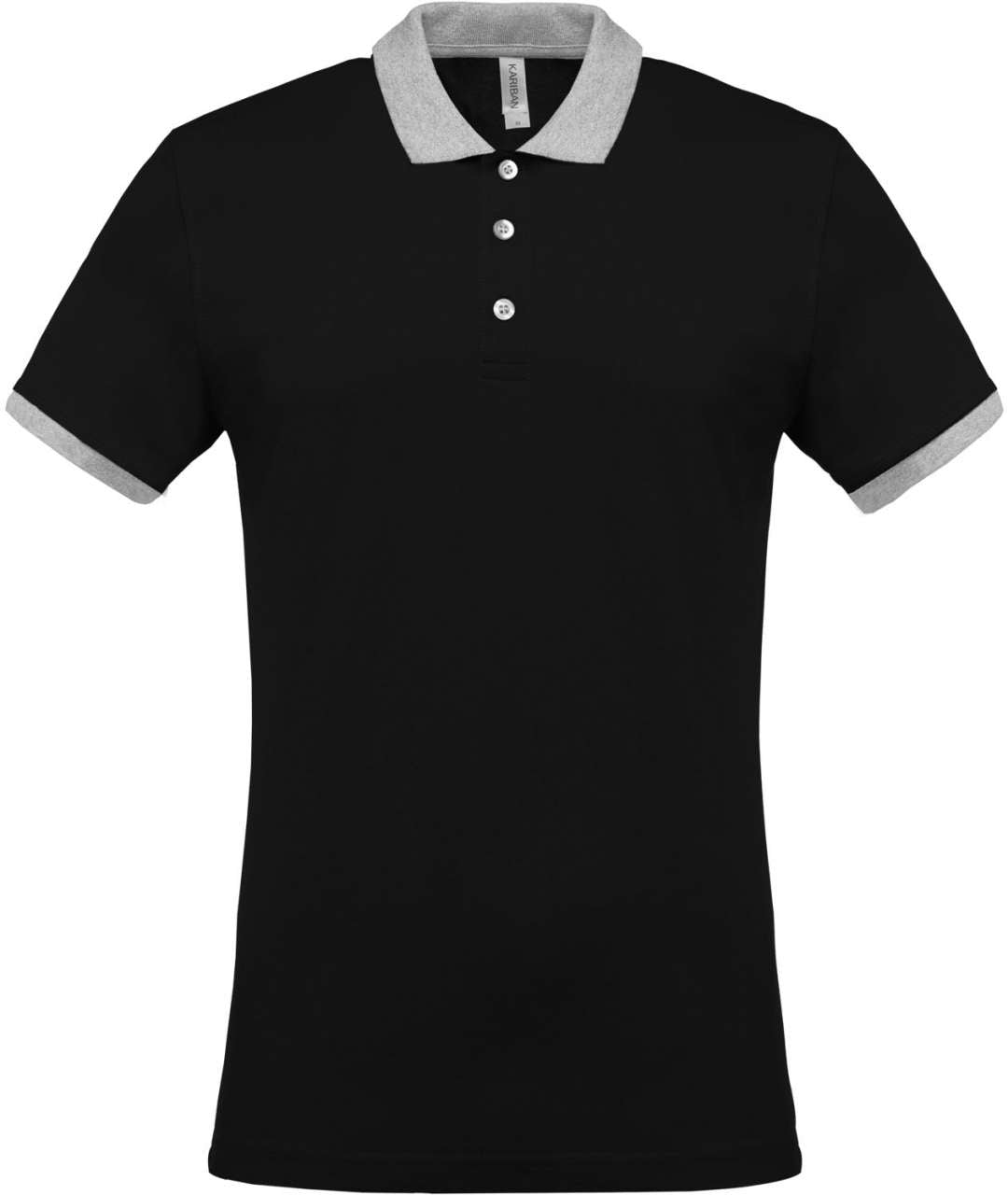 KA258 - MEN'S TWO-TONE PIQUÉ POLO SHIRT