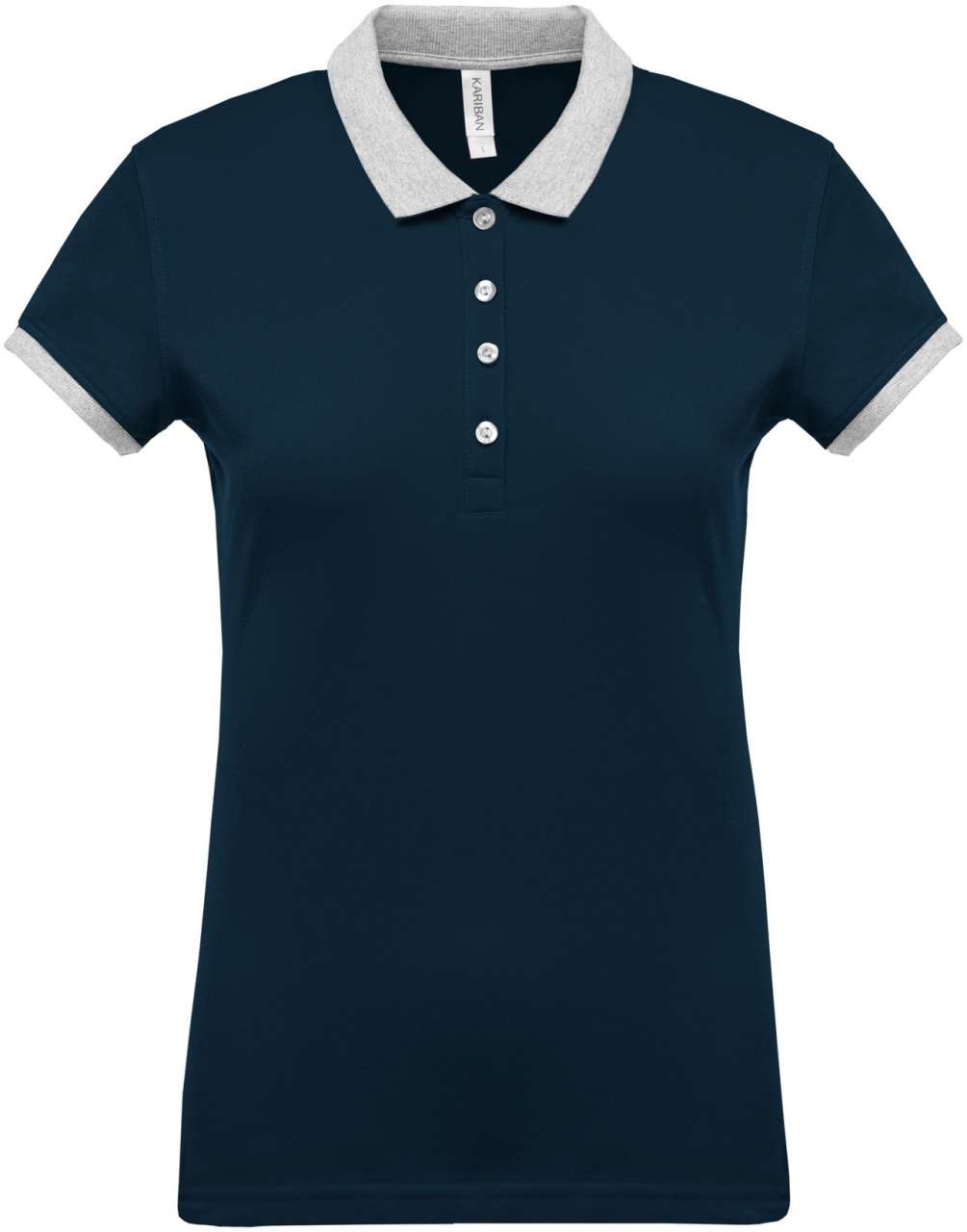 KA259 - LADIES’ TWO-TONE PIQUÉ POLO SHIRT