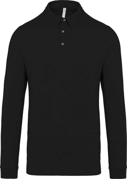 KA264 - MEN'S LONG SLEEVED JERSEY POLO SHIRT