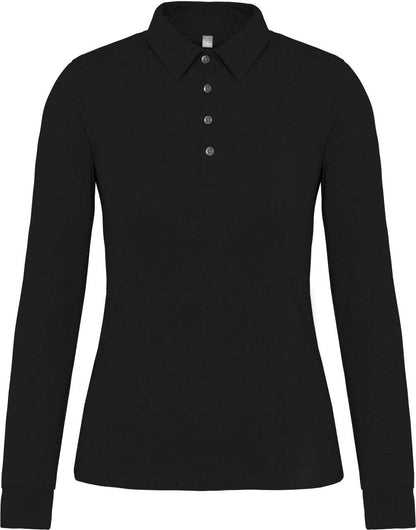 KA265 - LADIES' LONG SLEEVE JERSEY POLO SHIRT
