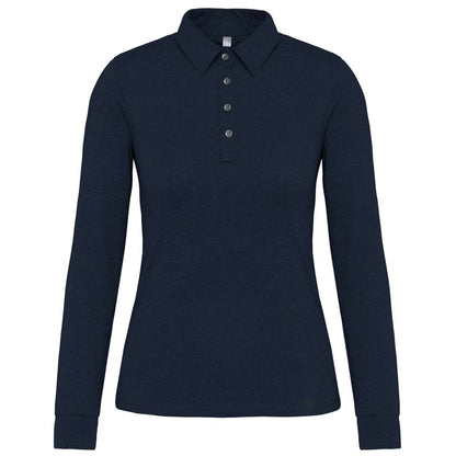 KA265 - LADIES' LONG SLEEVE JERSEY POLO SHIRT