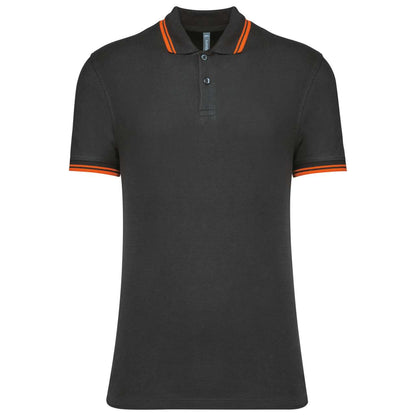 KA272 - MEN'S SHORT-SLEEVED POLOSHIRT WITH CONTRASTING PIPING