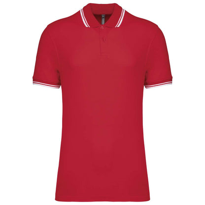 KA272 - MEN'S SHORT-SLEEVED POLOSHIRT WITH CONTRASTING PIPING