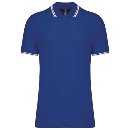 KA272 - MEN'S SHORT-SLEEVED POLOSHIRT WITH CONTRASTING PIPING