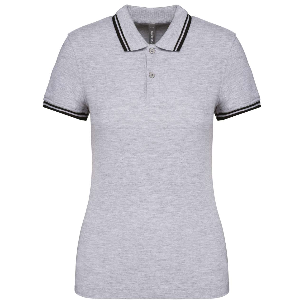KA273 - LADIE'S SHORT-SLEEVED POLOSHIRT WITH CONTRASTING PIPING