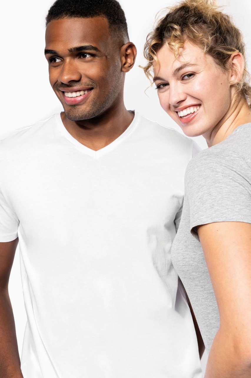 KA3014 - MEN'S SHORT-SLEEVED V-NECK T-SHIRT