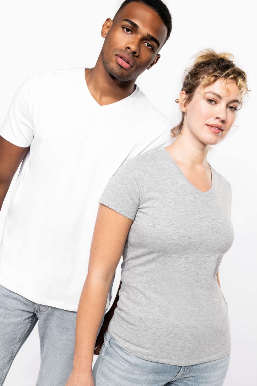 KA3015 - LADIES' SHORT-SLEEVED V-NECK T-SHIRT