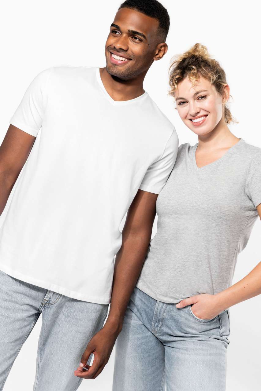 KA3015 - LADIES' SHORT-SLEEVED V-NECK T-SHIRT