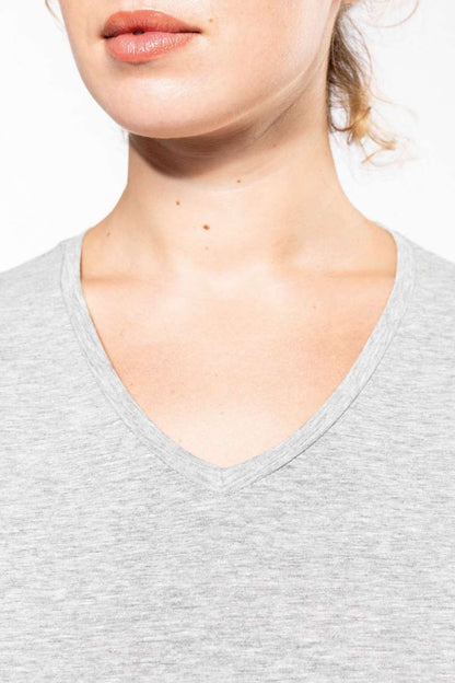 KA3015 - LADIES' SHORT-SLEEVED V-NECK T-SHIRT